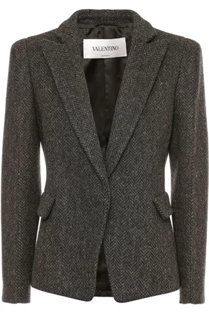 VALENTINO GARAVANI Jakke, Dame, Grå, 2XS, Uld, Stilfuld Jakke