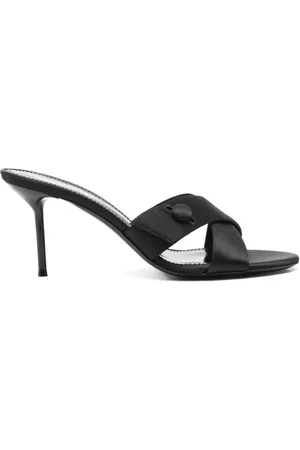 PARIS TEXAS Sko, Dame, Sort, 41 EU, Læder, Elegante Couture Mulesko