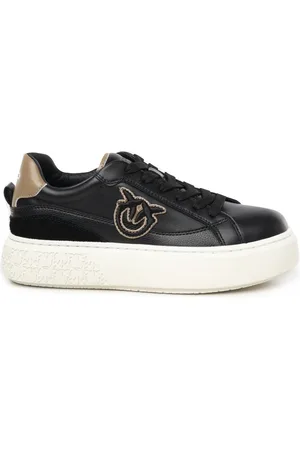 Pinko Sko, Dame, Sort, 36 EU, Sneakers med Love Birds-logo
