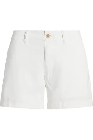 Ralph Lauren Shorts, Dame, Hvid, 2XS, Korte Sommer Shorts