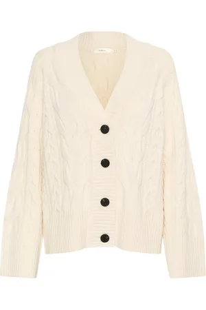 INWEAR Strik, Dame, , L, Uld, Cable Cardigan Sweater
