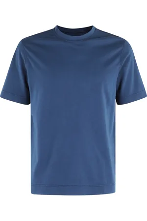 Circolo Top, Herre, Blå, 2XL, Bomuld, Stille og behagelig T-shirt i jersey
