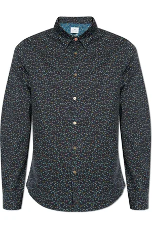 Paul Smith Skjorte, Herre, Blå, M, Bomuld, Skjorte med print