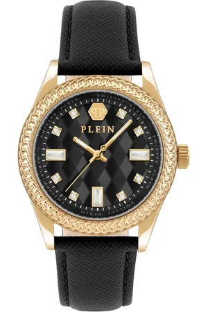 Philipp Plein Tilbehør, Dame, Sort, ONE SIZE, Uld, Queen Watch