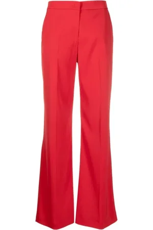 Pinko Bukser, Dame, Rød, XS, Polyester, Røde damebukser til enhver lejlighed