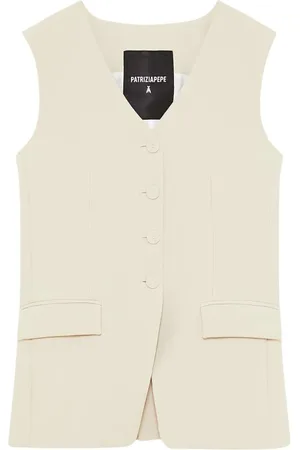 Patrizia Pepe Jakke, Dame, , XS, Uld, Stilfuld Jakke Vest