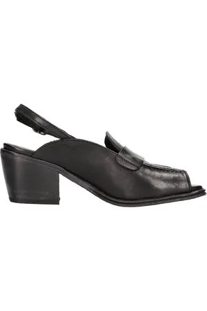 HUNDRED 100 Sko, Dame, Sort, 37 EU, Læder, Sandal Sort