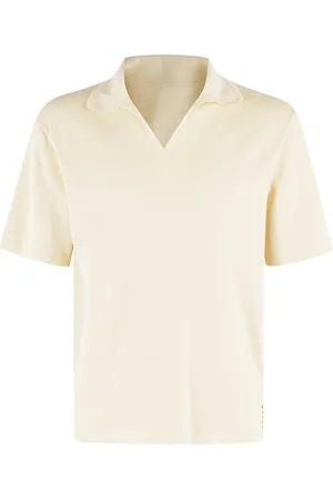 FORTELA Top, Herre, , S, Bomuld, V-Hals Polo Krave T-Shirt