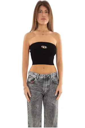 Diesel Top, Dame, Sort, S, Oval D Top i 9XX