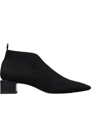 Tory Burch Sko, Dame, Sort, 39 EU, Læder, Elastiske ankelstøvletter