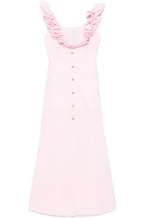 Giambattista Valli Kjole, Dame, Lyserød, S, Lang Poplin Kjole