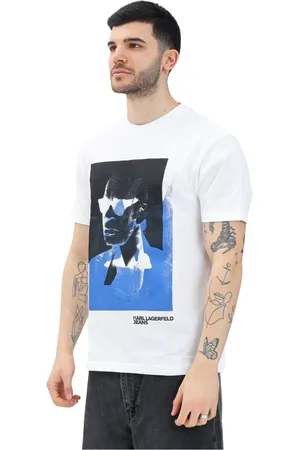 Karl Lagerfeld Top, Herre, Hvid, S, Uld, T-shirts og Polos Hvid