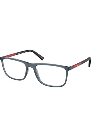 Prada Tilbehør, Herre, Blå, 57 MM, Uld, Stilfulde solbriller PS 03Qv