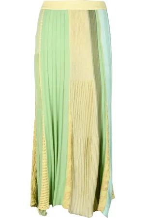 Roberto Collina Nederdel, Dame, Flerfarvet, S, Spandex, Elastisk Jersey Lang Nederdel