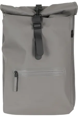 Rains Taske, Herre, Grå, ONE SIZE, Uld, Grå Vandtæt Rolltop Rygsæk