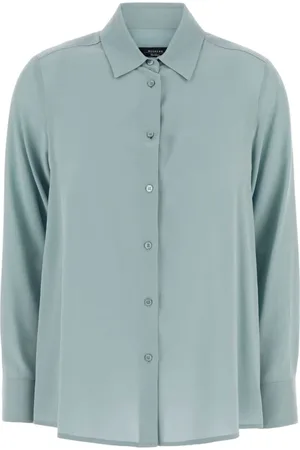 Max Mara Bluser & Skjorter, Dame, Blå, XL, Weekend Skjorter