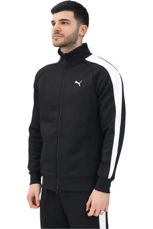 PUMA Sweathshirts & Hoodies, Herre, Sort, XS, Bomuld, Sort Zip Sweater T7 Always On