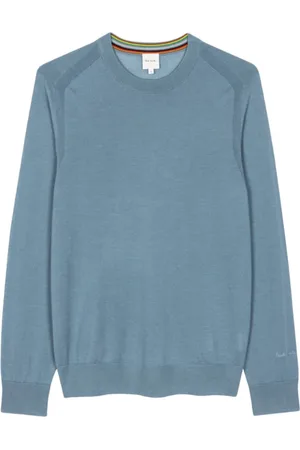 Paul Smith Strik, Herre, Blå, XL, Uld, Navy Merinould Sweater