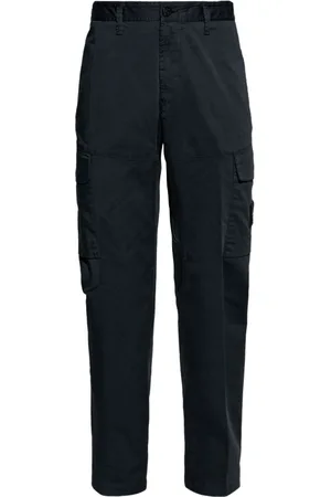 Stone Island Bukser, Herre, Blå, W33, Bomuld, Casual Bukser