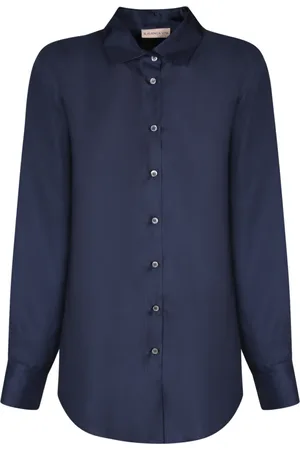 BLANCA Bluser & Skjorter, Dame, Blå, M, Blå Silkeskjorter Elegant Stil