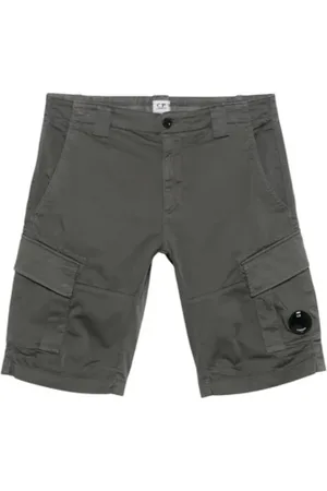 C.P. Company Shorts, Herre, Grå, L, Bomuld, Grå Stretch Bomuld Cargo Shorts