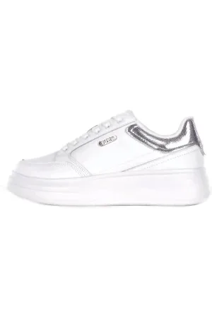 Liu Jo Sko, Dame, Hvid, 40 EU, Læder, Hvide Sport Sneakers Logo Side