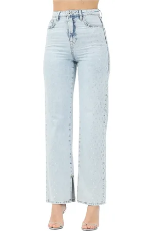 Patrizia Pepe Jeans, Dame, Blå, W25, Denim, Glam Rock Denim Jeans