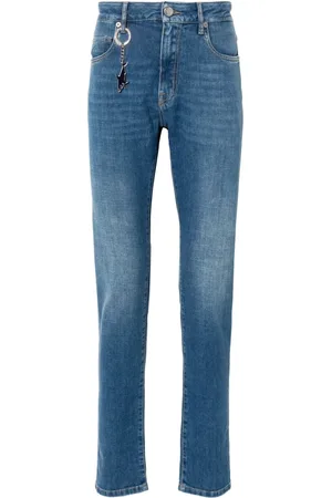 Paul & Shark Jeans, Herre, Blå, 3XL, Denim, Casual Skinny Denim Jeans