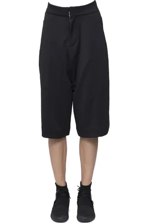 Y-3 Shorts, Herre, Sort, XS, Bomuld, 3/4 Bukser med lynlås