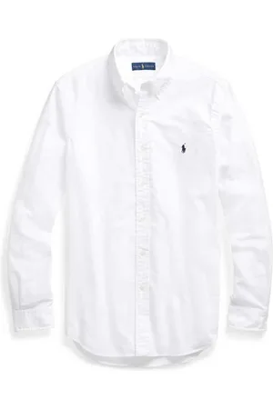 Ralph Lauren Skjorte, Herre, Hvid, 2XL, Afslappet Skjorte