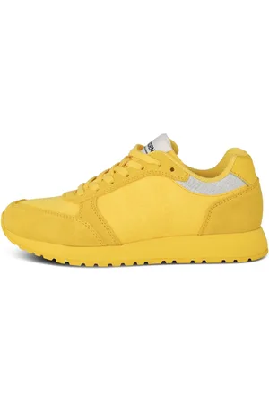 Woden Sko, Dame, Gul, 40 EU, Læder, Ronja Fruit Lemon Sneakers
