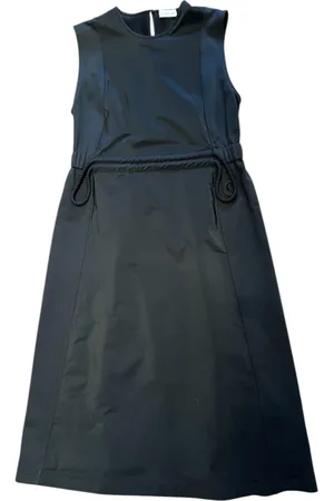 Moncler Kjole, Dame, Sort, L, Polyester, Sort Kjole med Polyester og Viskose