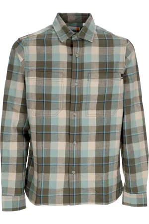 Timberland Skjorte, Herre, Flerfarvet, XL, Bomuld, Arbejdsflannel skjorte Grape Leaf
