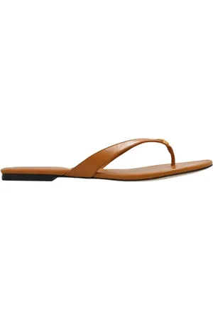 Tory Burch Sko, Dame, Brun, 35 EU, Uld, Klassiske Flip-Flops