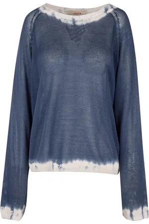 Jucca Strik, Dame, Blå, S, Uld, Marine Strik Top