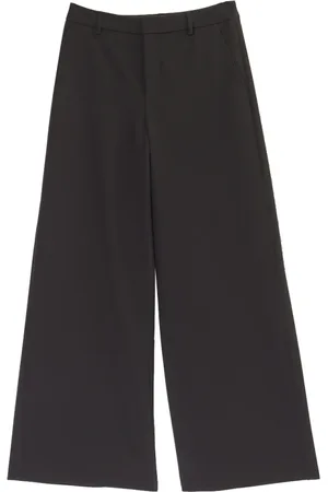 Moschino Bukser, Dame, Sort, S, Polyester, Bredbenede Bukser