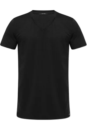 Tom Ford Top, Herre, Sort, XS, Bomuld, Undertrøje T-shirt med V-udskæring