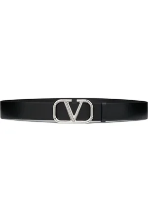 VALENTINO GARAVANI Tilbehør, Herre, Sort, 100 CM, Læder, Vlogo Buckle Bælte