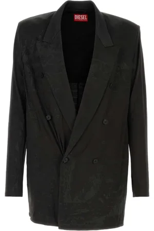 Diesel Jakke, Herre, Sort, L, Sort Stretch Acetat J-Pekka Blazer