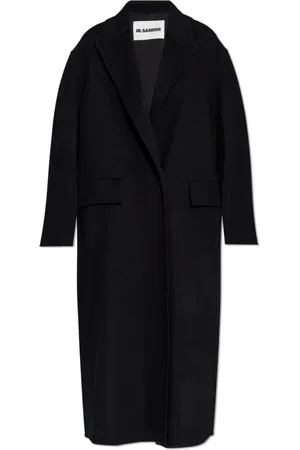 Jil Sander Frakke, Dame, Sort, S, Cashmere, Cashmere Frakke