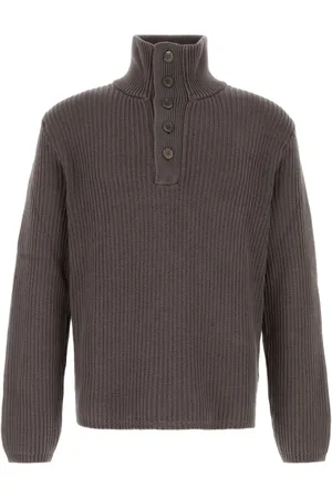 OUR LEGACY Strik, Herre, Brun, M, Bomuld, Navigator Striktrøje Sweater