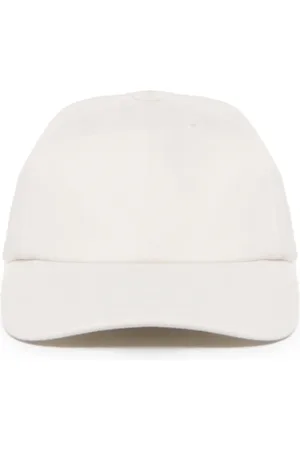 Jacquemus Tilbehør, unisex, Hvid, 58 CM, Bomuld, Baseball Cap med Signaturdetalje