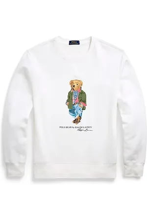 Ralph Lauren Sweathshirts & Hoodies, Herre, Hvid, M, Afslappet T-shirt til mænd