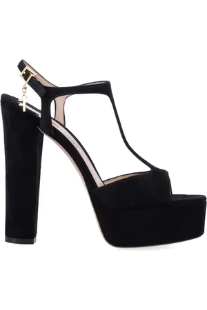 Tom Ford Sko, Dame, Sort, 38 EU, Angelina Platform Høj Hælede Sandaler