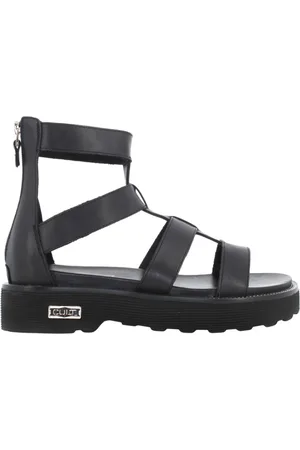Cult Sko, Dame, Sort, 37 EU, Læder, Ziggy Læder Sandaler