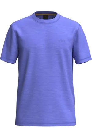 HUGO BOSS Top, Herre, Lilla, L, Bomuld, Casual Tee Tegood