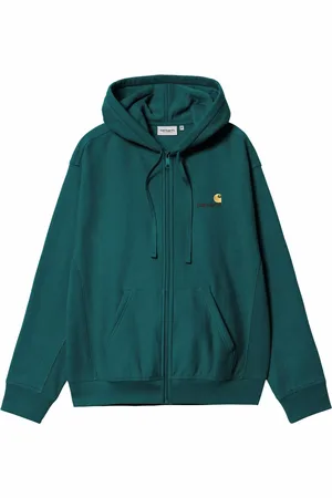 Carhartt Sweathshirts & Hoodies, Herre, Grøn, L, Bomuld, Grøn Bomulds Hættetrøje