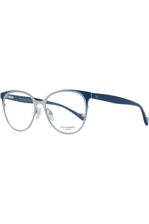 ANA HICKMANN Tilbehør, Dame, Blå, ONE SIZE, Uld, Blå Metal Full-Rim Butterfly Optiske Rammer