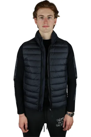 Stone Island Jakke, Herre, Blå, M, Nylon, Nylonvævet kropsvest Navy