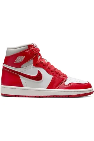 Jordan Sko, Herre, Rød, 44 1/2 EU, Uld, High Sneakers